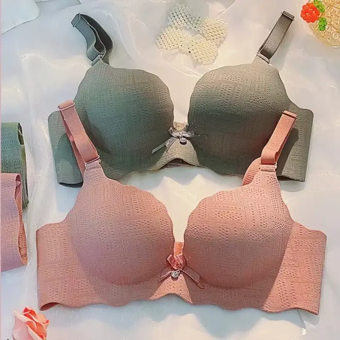 Push-up zahustená podprsenka pre malé prsia nylon a elastan bezdrôtové podprsenky a nohavičky pre ženy špeciálne príležitosti