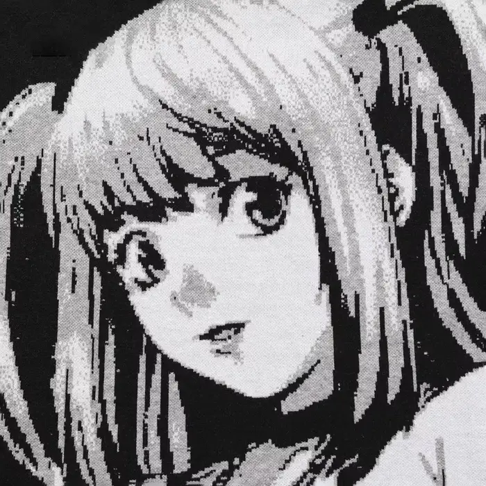 Dámsky hip hop streetwear Harajuku sveter Vintage štýl japonský Anime dievča pletený 2023 bavlnený