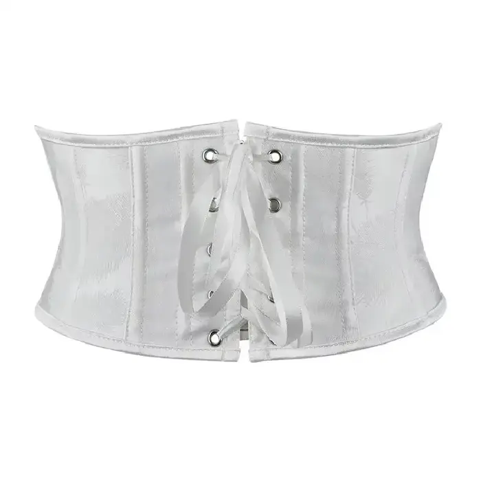 Korzet pod poprsie Jacquard krátky trup pás Cincher tréning tvar tela opasok Shapewear Korzety Bustiers Spodná bielizeň ženy gothic