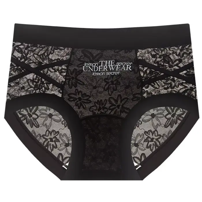 Culottes en dentelle style français, transparentes en maille, en satin de soie, patchwork, taille ba