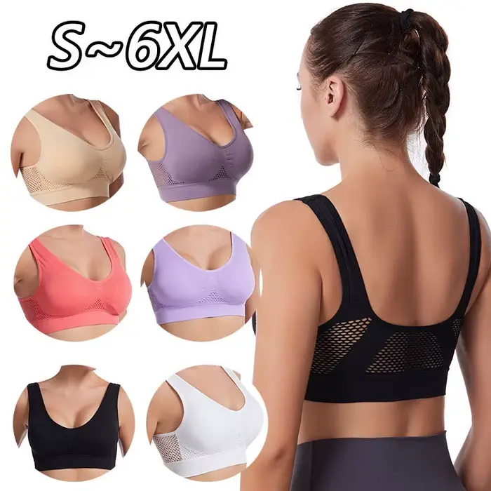 Dámske podprsenky bezšvíkové podprsenka s Plus veľkosť podložky 4XL 5XL 6XL Bralette podprsenka push up bezdrôtové podprsenka športová podprsenka telocvičňa Top spodná bielizeň