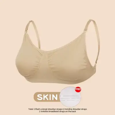 Soutien-gorge de danse à bretelles invisibles pour femmes, sous-vêtements de gymnastique de Ballet, 