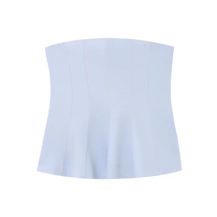 MUJER 2025 Korzet bustier pre ženy mimo ramien krátky top žena Sexy odhalený chrbát tielko