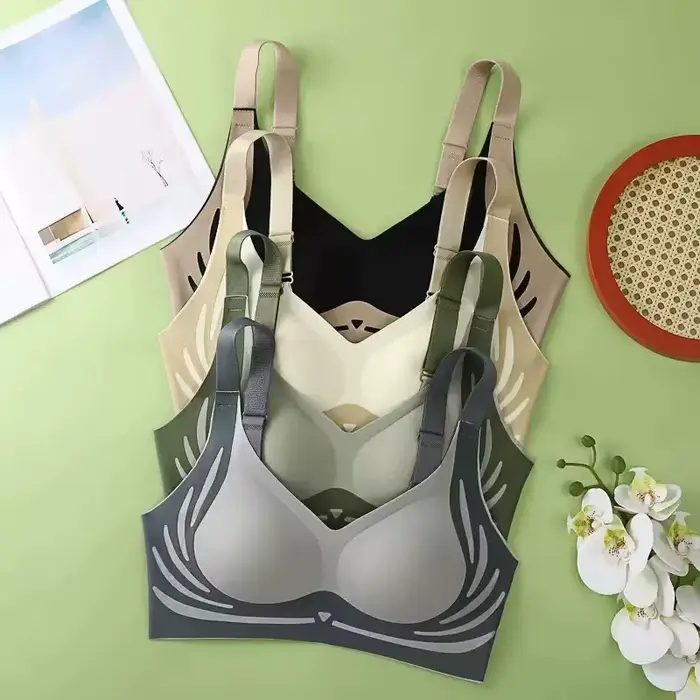 Sexy bezdrôtová podprsenka pre ženy veľké veľkosti proti ochabnutiu bezšvíkové elegantné ponúknuť pre špeciálne príležitosti