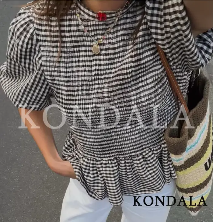 KONDALA – Elegantné voľné dámske blúzky s nafúknutými rukávmi