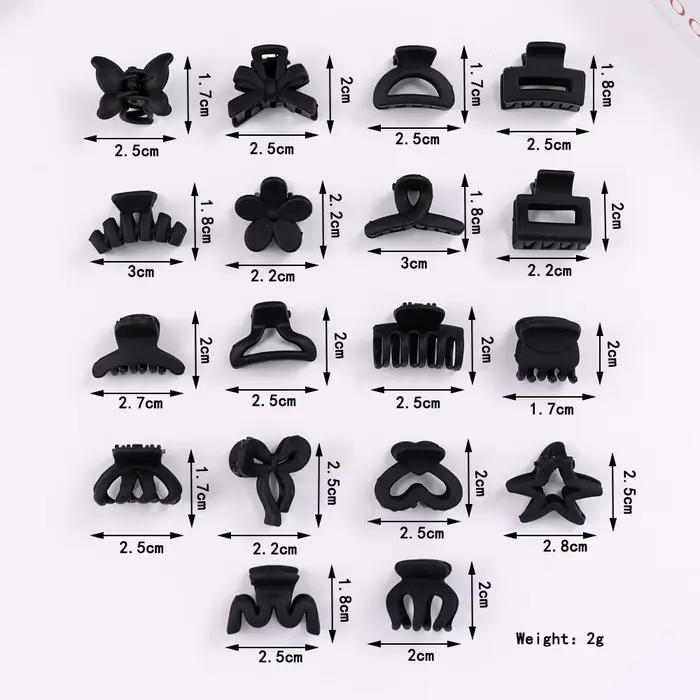 Pinces à cheveux à petites fleurs pour femmes et filles, 10 pièces/ensemble, pinces à mâchoire recta