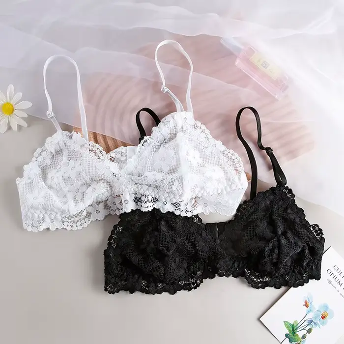 BANNIROU-Dámska priehľadná čipka podprsenka, sexy spodná bielizeň, dámske spodné prádlo, dámy Bralette, 1 kus, nové, 2023