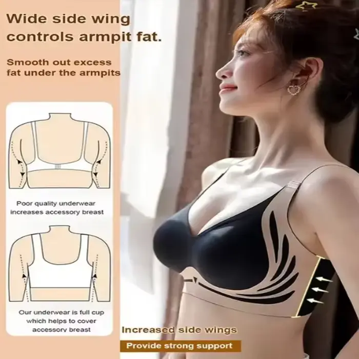 Bezšvová push-up podprsenka pre ženy