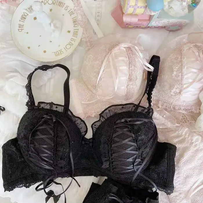 Lolita spodná bielizeň z polyesteru a elastanu, jemne zdobená čipkou pre ženy, ultratenký štýl, vhodná pre rôzne príležitosti a zachovanie pohodlia a elegancie