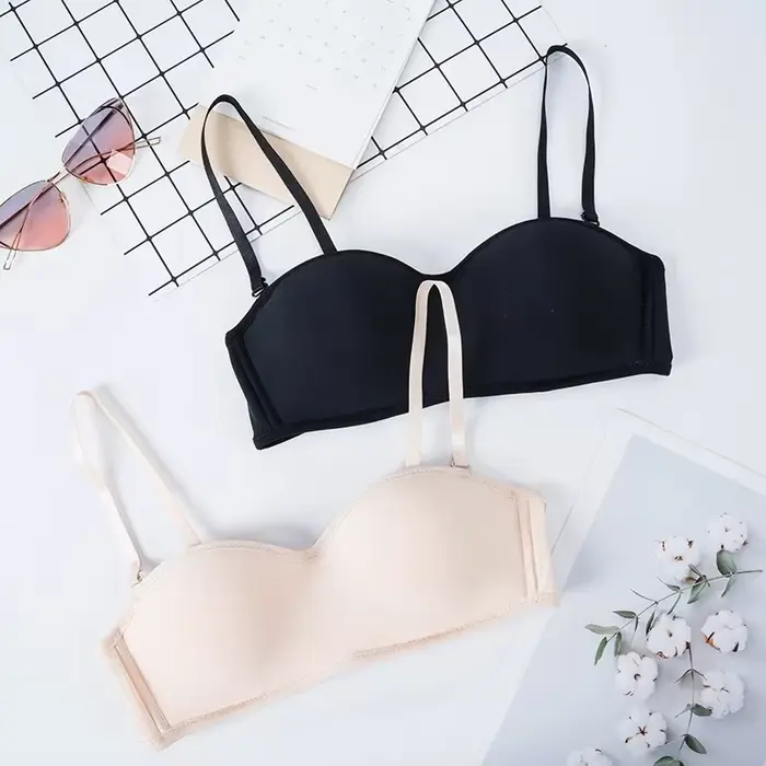 Dámska neviditeľná podprsenka bez ramienok, Bralette, 1/2 Cap, dámske spodné prádlo, bezšvíkové, pre svadobnú párty, sexy spodná bielizeň, nové