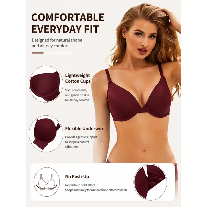 podprsenka push-up comeondear v elastane a polyamid pre ženy veľké veľkosti farby čierna biela červená khaki špeciálne príležitosti a denne