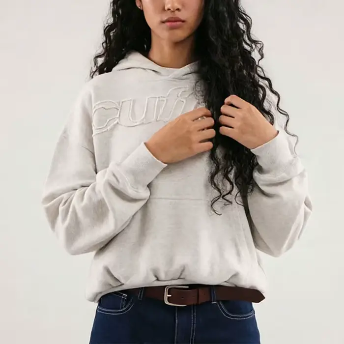 Sweat-shirt à bords bruts avec appliqué, style Y2K, mode streetwear, pour hommes/femmes, sweats à ca