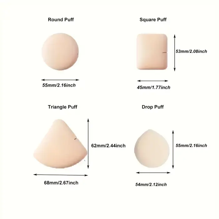 Kvapôčkové púdre na make-up pre ženy