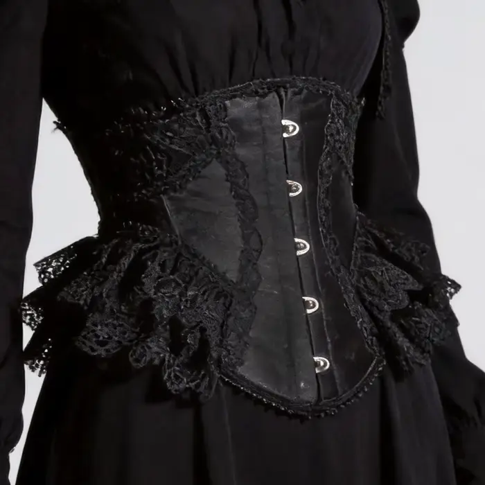 Corset fantaisie en dentelle vintage Lolita à lacets hauts moulants dorés pour femmes occasions spéciales
