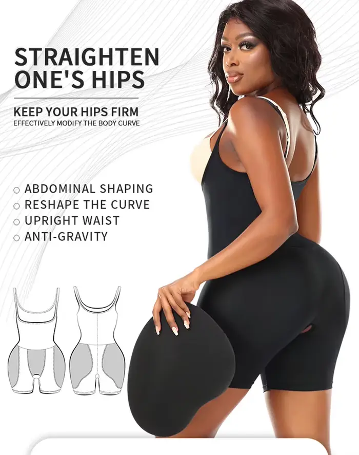 AfruliA corps complet Shaper bout à bout Body Shapewear sous-vêtements rembourrés faux fesses coussinets de hanche rehausseur Fajas ceinture colombienne