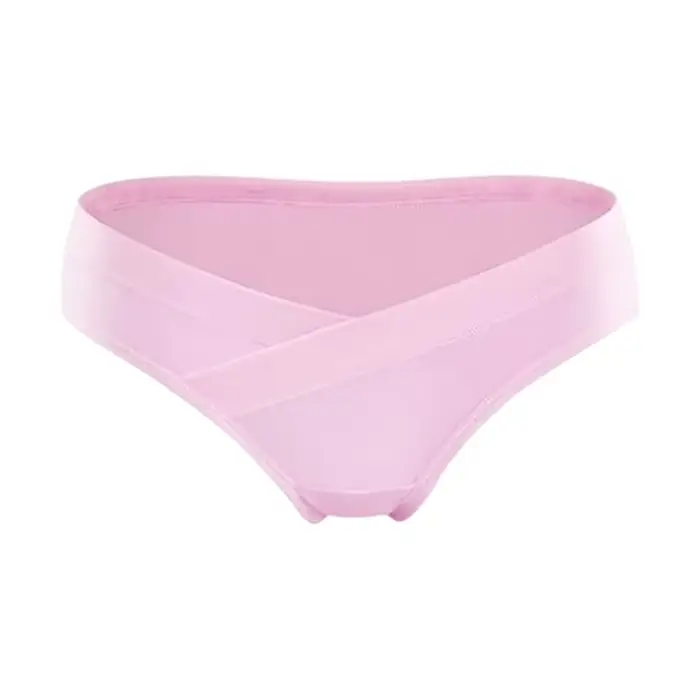 Sous-vêtements de maternité en coton pour femmes enceintes, culotte post-partum sous bosse, culotte 