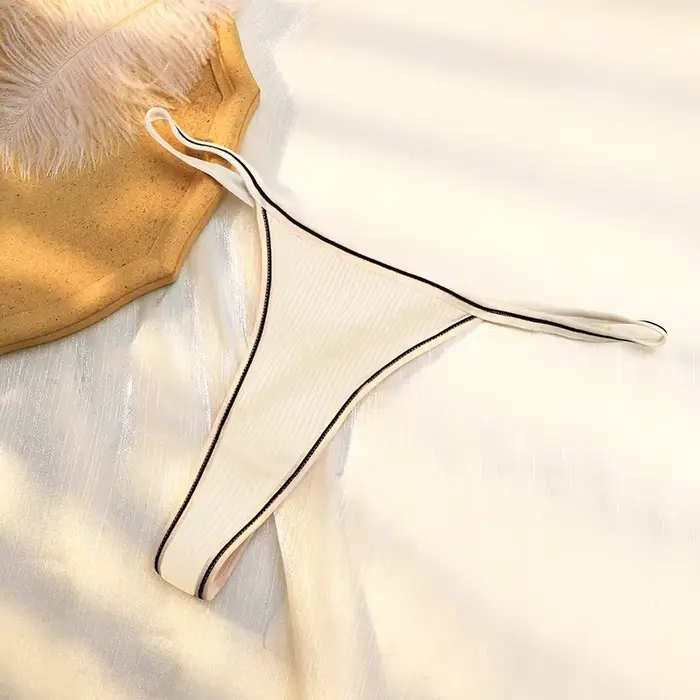 Sexy jednodielne nízke tangá bezšvové z antibakteriálnej bavlny pre ženy