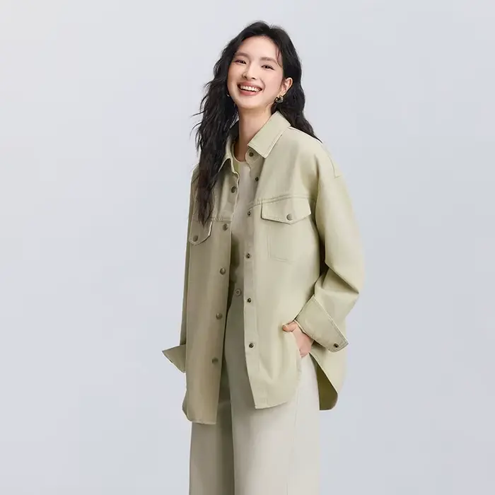 Chemise à manches longues pour femme Semir, mi-longue, oversize, nouvelle collection printemps 2025,