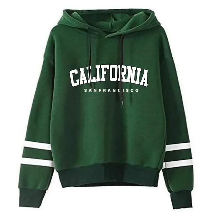 Kalifornia Women's Casual Pruhovaný Univerzálny Mikina s kapucňou alebo nohavice