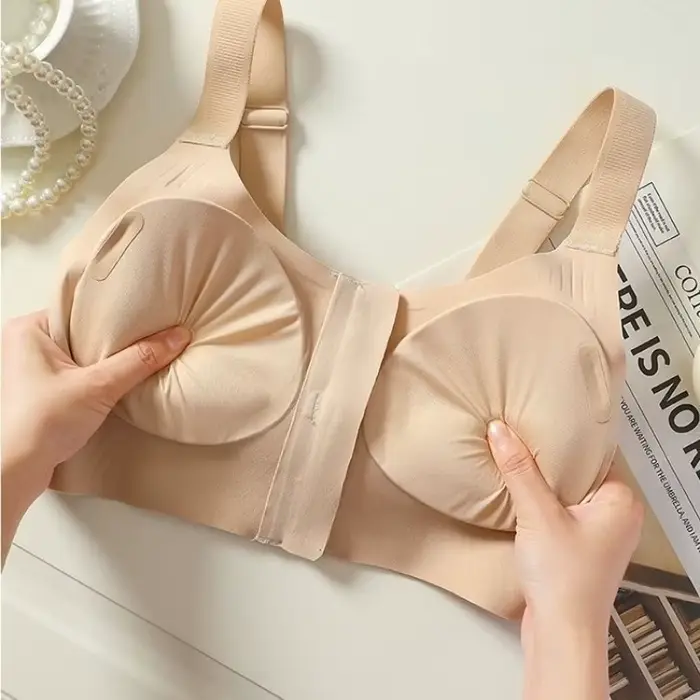Predná podprsenka na zips pre malý hrudník, najhrubšie polstrovanie 12 cm - Zdvíha a zlepšuje, proti ošúchaniu, neviditeľné a bezšvové pre namontované topy