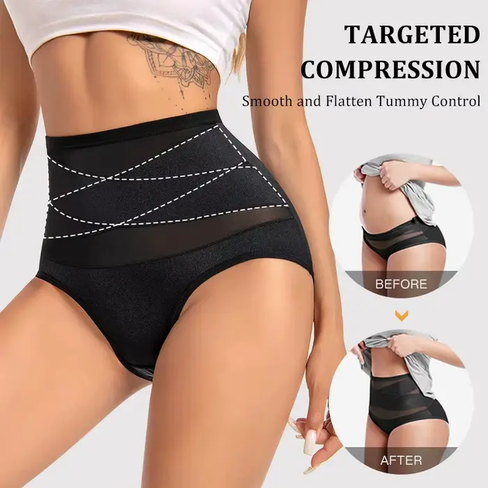 Slip taille haute en forme de X corps shaper slips ventre contrôle shapewear culotte minceur taille formateur bout à bout sous-vêtements shapers femmes occassions spéciales confort durable