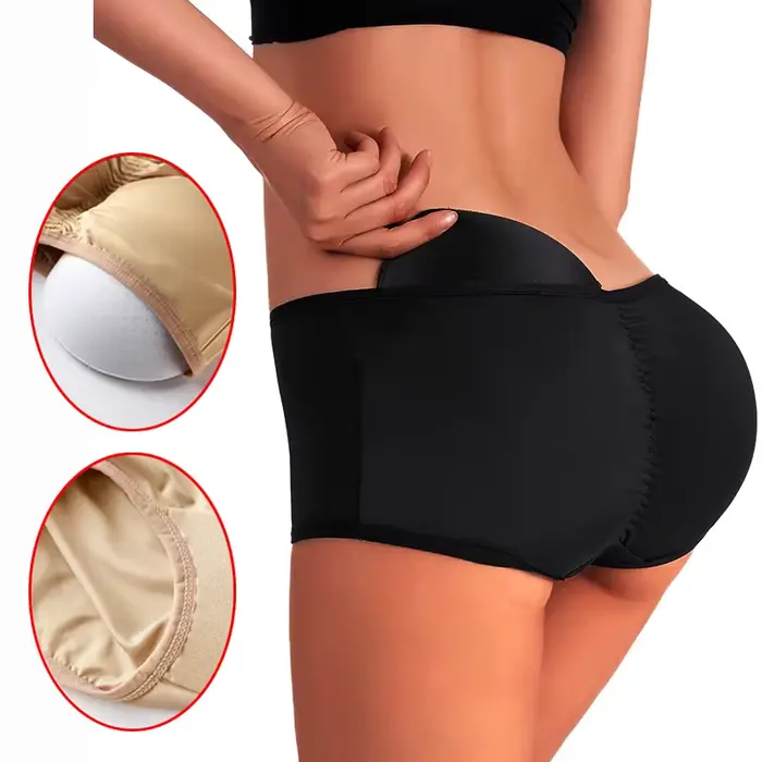 Žena Sexy Telo Shapers Nohavičky Zadok Spodná bielizeň Falošné Zadok Shapewear Spodné prádlo Push Up Polstrované Nohavičky Zadok Booster Nohavičky