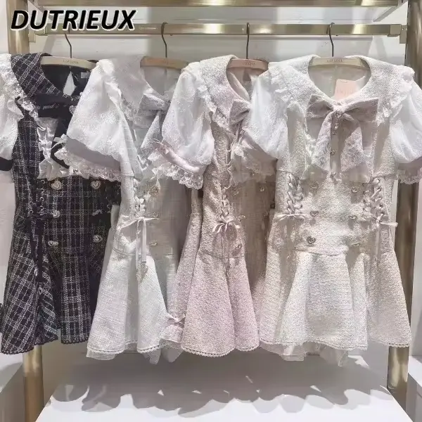 Vêtements Lolita japonais Mine, chemise à manches courtes et Short, ensemble pour femmes, doux et mi