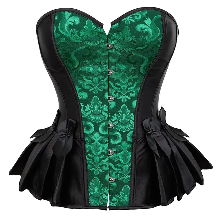 Corset victorien Renaissance Sexy Bustier femmes surbuste Lingerie gothique Vintage Satin Jacquard Corsets Burlesque Costumes