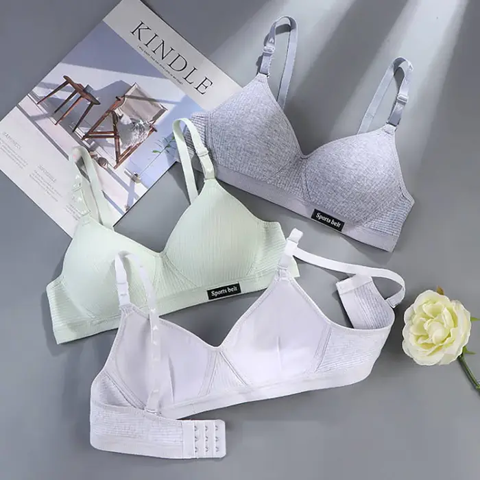 Sous-vêtements de Sport pour adolescentes, sans couture, sans armatures, soutien-gorge d'entraînemen