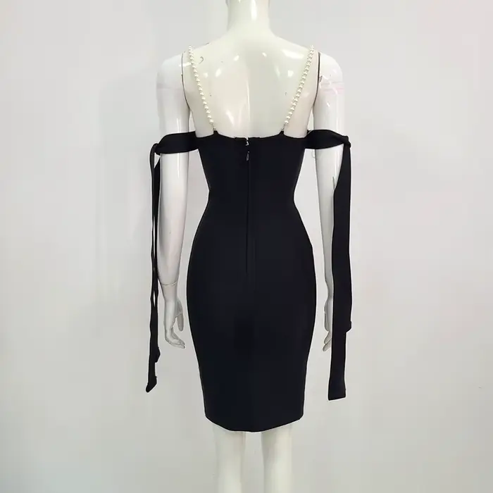 Femmes d'été Style dames HL robe de pansement sangle mode Sexy moulante Mini robe robe de soirée de