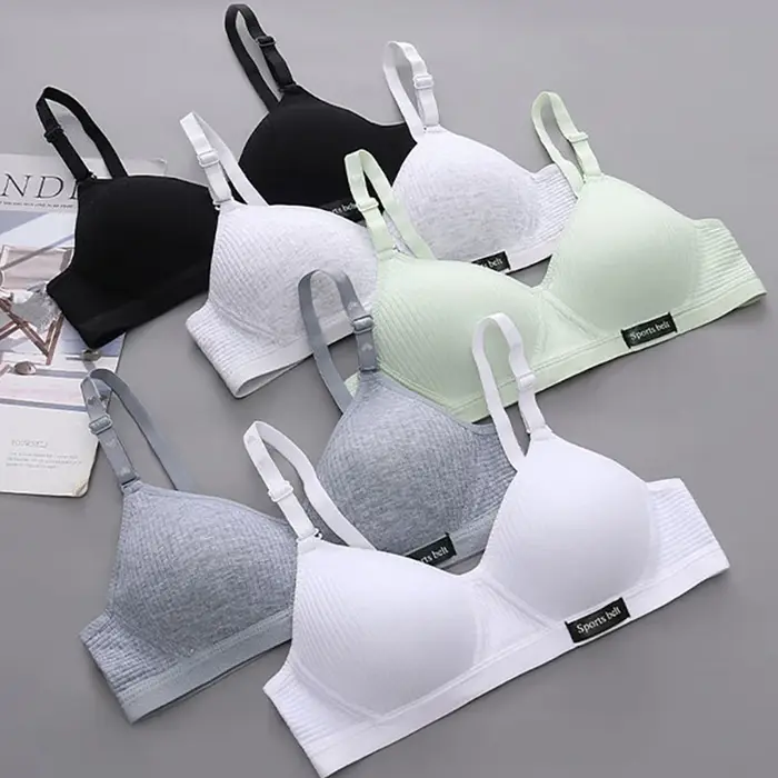 Sous-vêtements de Sport pour adolescentes, sans couture, sans armatures, soutien-gorge d'entraînemen