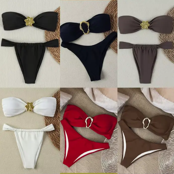 Štýlové push-up bikiny pre ženy s push-up efekt mládež dizajn pohodlie pláž letné špeciálne príležitosti