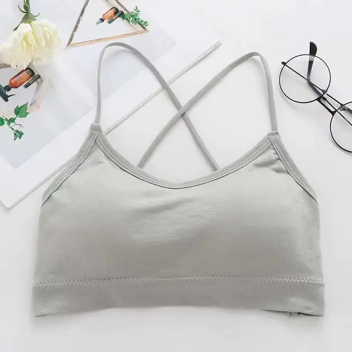 Femmes haut sangle croisée soutien-gorge de Sport mince Push Up Sport soutien-gorge Yoga gymnase hau
