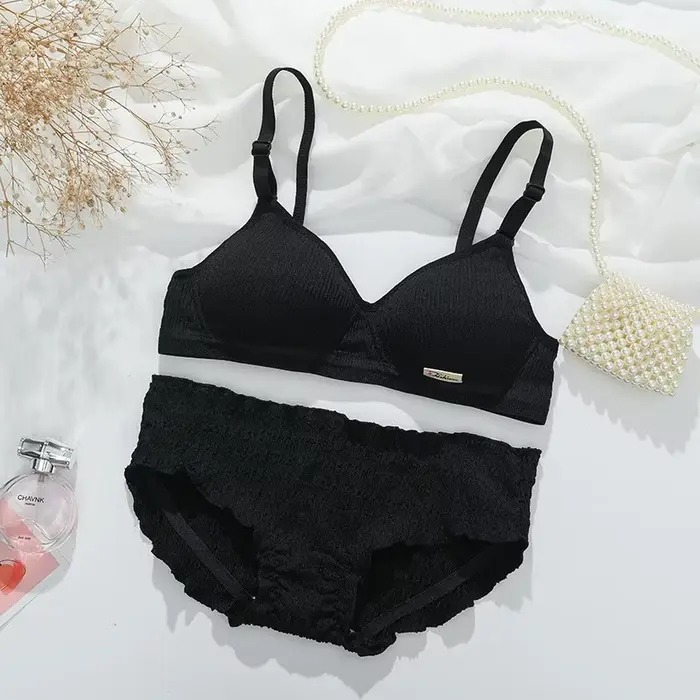 Dámske športové podprsenky Set spodná bielizeň Wireless Bralette High Sexy nízky pás nohavičky bezšvíkové žena sada spodná bielizeň intímny spánok