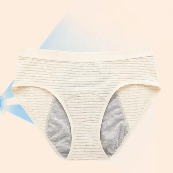 Culotte Menstruelle en Coton pour Femme, Absorbe une Petite toire, Période Physiologique, Maille Res