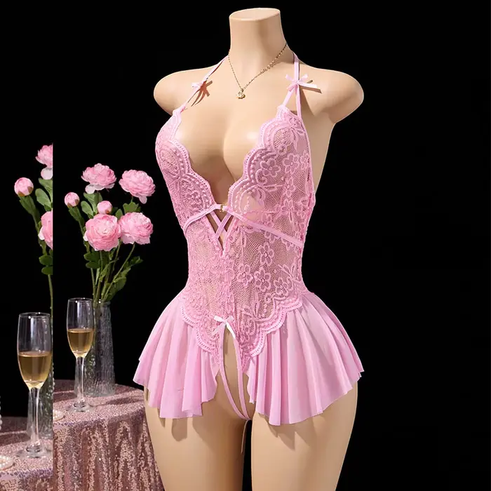 Ensemble de lingerie féminine en polyester et élasthanne pour femmes, soutien-gorge et culotte, maintien optimal et confort quotidien
