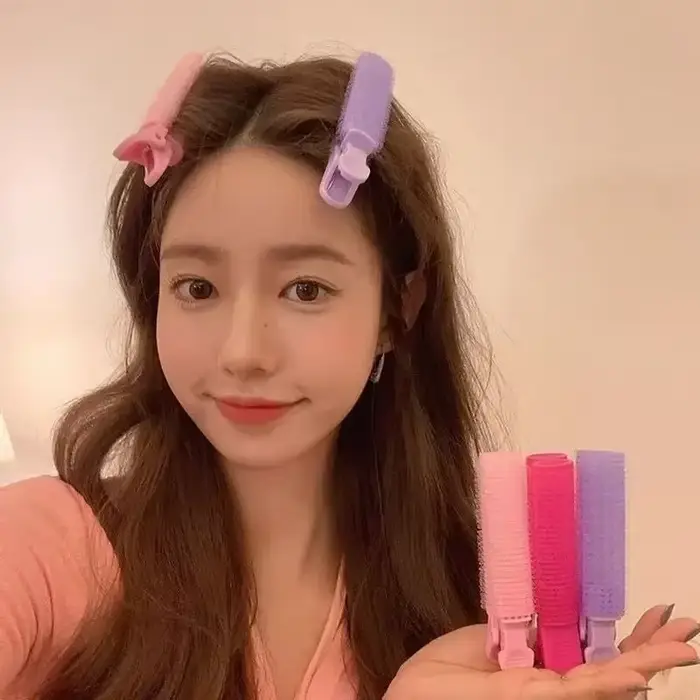 Pince à cheveux auto-arina pour friser les racines des cheveux, bigoudi frontal, clip moelleux, fran