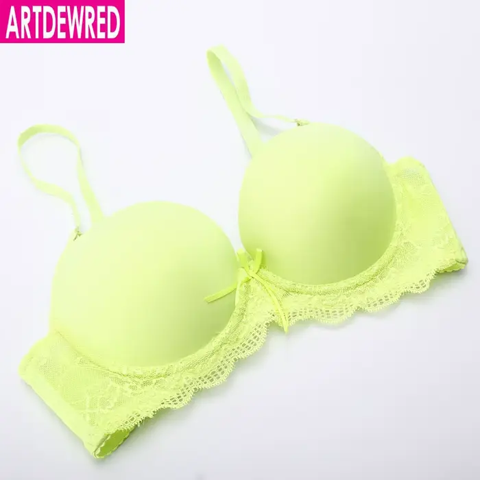 Horúce ženy podprsenka push up Dámske podprsenky Sexy Cover A B C Cup pevné bezšvíkové podprsenky vysoké spodné prádlo Ultra-tenká žena spodná bielizeň