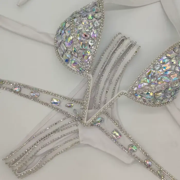 2020 Venus dovolenka sexy ženy diamant push up kryštál V-výstrih kamienky plavky horúci predaj