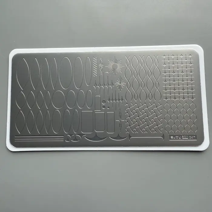 Kovové šablóny na nechty pre ženy, nástroje na nechty, nail art, súpravy na nechty, komplexné vzory nechtov, profesionálne manikúrne nástroje, darčeky pre začínajúcich umelcov