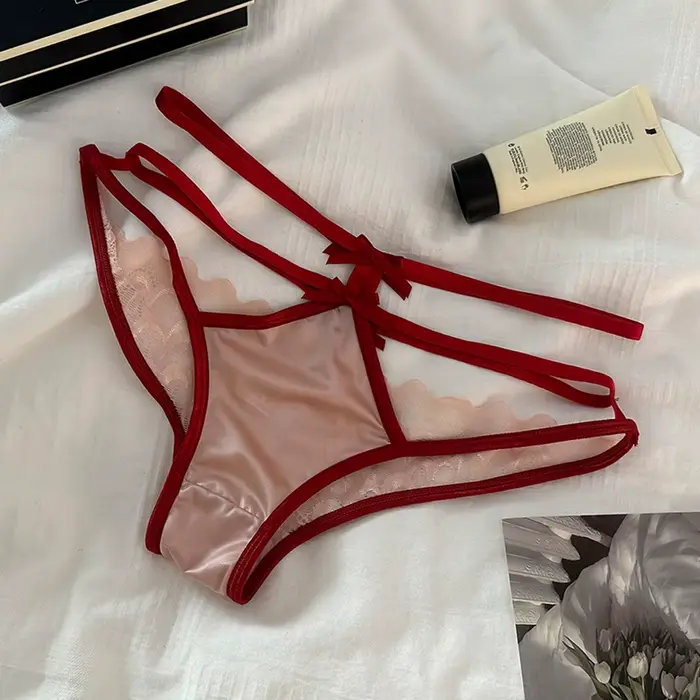 Dámske saténové nohavičky, spodná bielizeň Farba, spodná bielizeň Sexy dámske