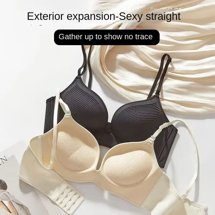 Ultra silná 10cm push-up podprsenka CE certifikovaná pre malé sexy prsia spodná bielizeň prírodný výstrih neviditeľný denne