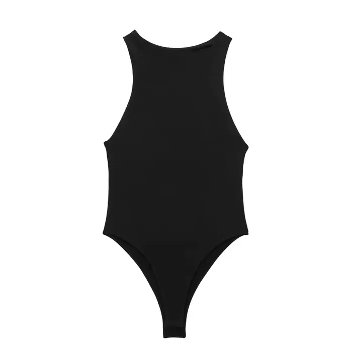 MUJER Biele body pre ženy čierne Sexy