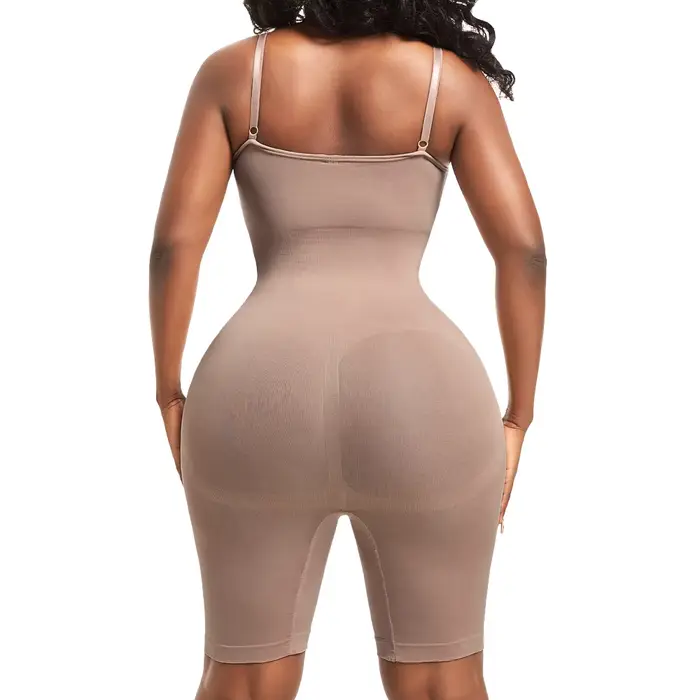 Body une piece pour femmes controle du ventre short sculptant debarder amincissant sous vetements rehausseurs de fesses tricote elastane polyamide confiance elegance transformation silhouette