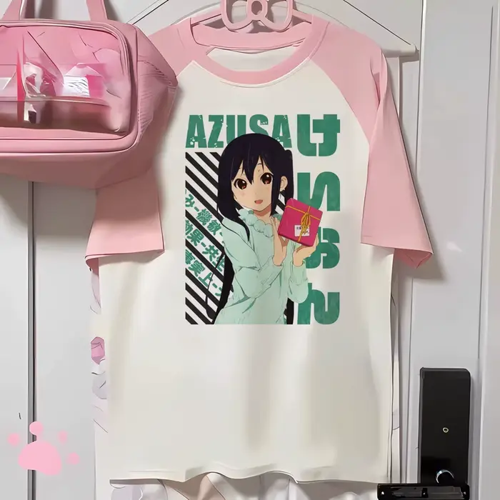 K-on tričká pre ženy komiksové tričko žena dizajnér vtipné oblečenie grafické