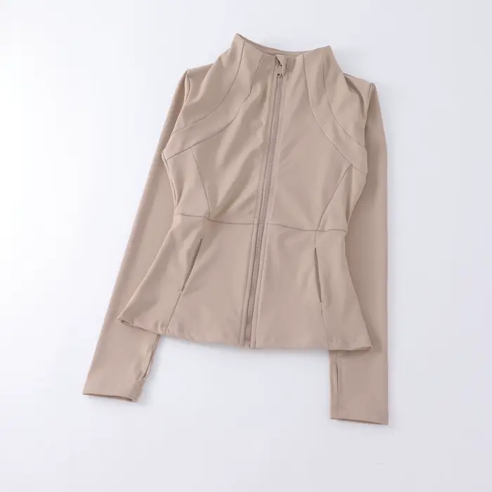 Vêtements de Yoga coupe-vent pour femmes, vêtements de sport, sweat-shirt à manches longues, vestes 