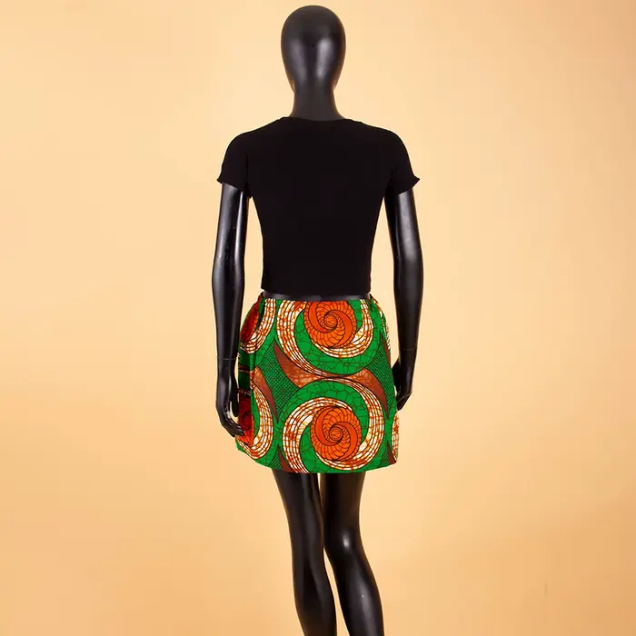Krátke africké potlačené minisukne pre ženy