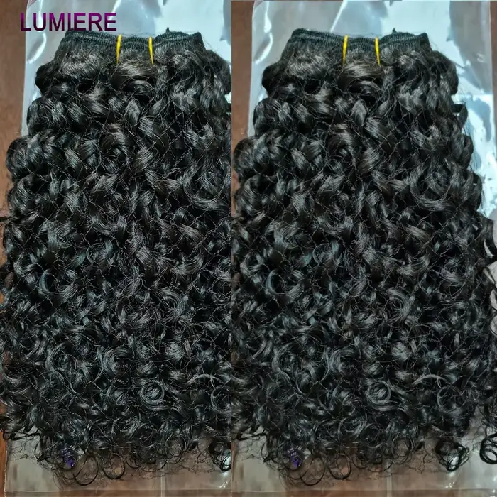 Offre de cheveux humains vierges bruts bouclés pixie 30 pouces extensions de cheveux brésiliens pour femmes occasions spéciales transformations capillaires