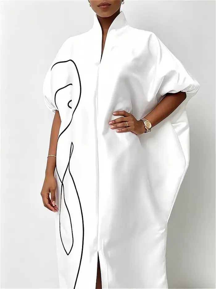 Modigirl veľká veľkosť Muslim móda oversized Abaya šaty 2025 nová jar leto