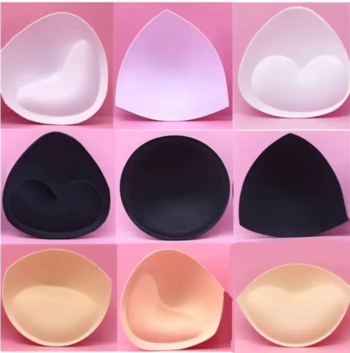 Sexy podprsenka vankúše pre ženy, 6 kusov, 3 páry, odnímateľné polstrovanie, hrudník Enhancer, Push Up čiapky pre plavky, Bikini